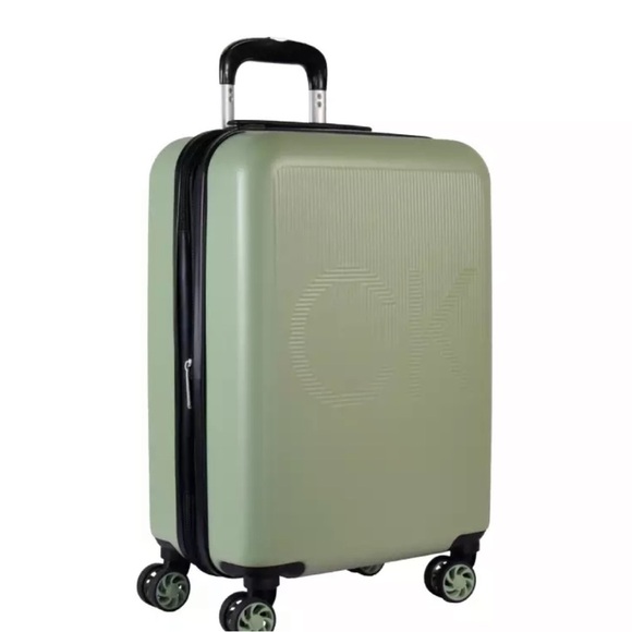 Calvin Klein Green Hardshell Spinner Suitcase - Picture 6 of 9